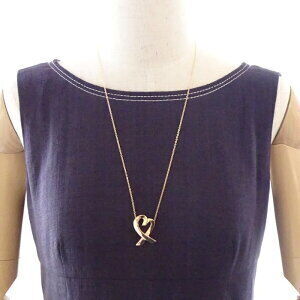 Tiffany Loving Heart Necklace Yellow Gold
